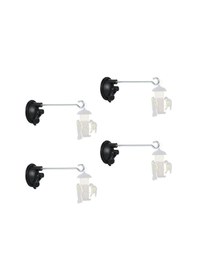 Resim Didadodo Kuş Yemlikleri İçin 4 Paket Pencere Vantuz Askısı Ve Güçlü Vantuzlu Kuş Yemliği Kancası 