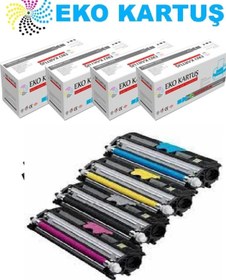 Resim Eko Kartuş Epson Aculaser Cx-16dnf 4 Renk Set Muadil Toner, 