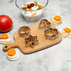 Resim 12 Parça Paslanmaz Çelik Kurabiye Kesici Seti - Noel, Cadılar Bayramı, Şükran Günü Temalı - Gıda Sınıfı Kalp, Yuvarlak, Yıldız, Çiçek Şekilleri Pişirme ve Bisküvi Yapımı İçin 