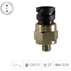Resim Yağ Müşürü 12x1.5/0.55 Bar Mercedes 