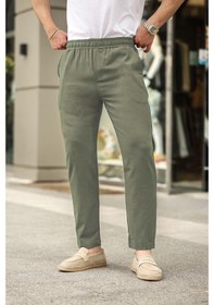 Resim Madmext Açık Haki Relaxed Erkek Pantolon 6510 