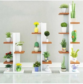 Resim Zara Ahşap 3'lü Saksılık&çiçeklik Diğer 