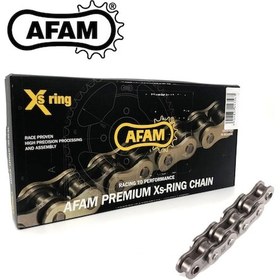 Resim AFAM A520-108XMR3 2013-2022 Bajaj Pulsar NS 200 Abs Uyumlu Zincir XMR3 Xring Çelik 