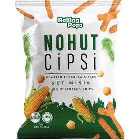 Resim Rolling Pops Süt Mısır Nohut Cipsi 56 G 