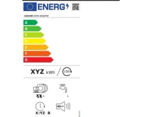 Resim Hoover HDPN 4D620PW A+++ 9 Programlı Bulaşık Makinesi 