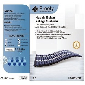 Resim Boru Tipli Havalı Yatak Freely HF6002-22P 