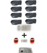 Resim Bisiklet 20x1.75-2.125 İç Lastik Seti 8 Adet + 2 Adet Hedye Tzmanya Sticker 