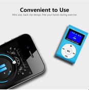 Resim Ecoworld Mini Metal Klipsli Mp3 Çalar, Lcd Ekranlı Tf Kart Desteği, 90mah Pil, Altın Renk, Taşınabilir Müzik Çalar 