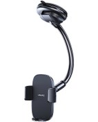 Resim Shineyee 360 Dönebilen Araç Telefon Tutucu: Emme Kupası Ve Uzatılabilir Kollu Çift Amaçlı Sabitleme Sistemi Siyah 