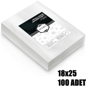 Resim VI'ORIO 18x25 Tırtıklı Vakum Makinesi Poşeti 100 Adet 