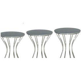 Resim Brc Kum Saati Zigon Düz Siyah Model Temper Cam Metal Transmisyon 