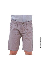 Resim Xo Kids Erkek Çocuk Pamuklu Beli Lastikli Kordonlu Regular Bermuda Şort 4-8 Yaş 379789 Ekpr00008 Gri 
