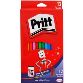 Resim Pritt Mum Pastel Boya Crayon Karton Kutu Silinebilir 12 Renk 1433960 