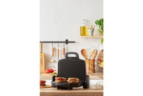 Resim 4 Ekmekli Çıkarılabilir Plakalı Tost Makinesi, 1800 W, Siyah 