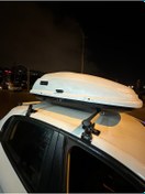 Resim FIRSTBAG 350 LİTRE PORTBAGAJ KİLİTLİ TAVAN ÜSTÜ BAGAJ BEYAZ RENK 