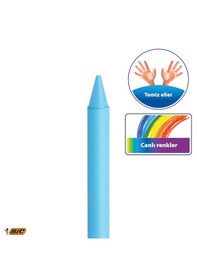 Resim Bic Kids Plastidecor Silinebilir Elleri Kirletmeyen Pastel Boya 24 Renk 