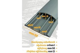 Resim Hakay Kendinden Yapışkanlı Kablo Kanalı, 50X12MM 1 Metre Uzunlukta 