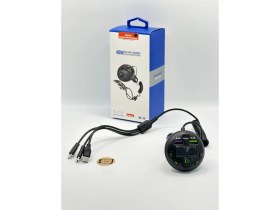 Resim Araç Müzik Çalar Fm Transmitter Bluetooth USB Modül, Çakmaklık Uyumlu, Kolay Kullanım 