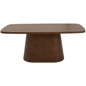 Resim Barocco İtalyan Still Oval Ahşap Yemek Masası 100x200 Ceviz 