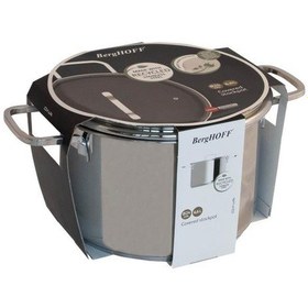 Resim Berghoff Dina Helix Paslanmaz Çelik Kapaklı Tencer Çelik 