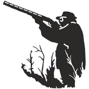 Resim Avcı Silüet Av Silah Av Sporu Kuş Sticker 01510 