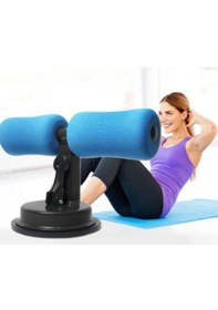 Resim Vantuzlu Mekik Çekme Spor Aleti Karın Egzersizi Evde Spor Egzersi 