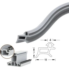 Resim Babawick Pen Markalarının Kapı Pencere Contası Pvc Fitili 20 Metre Gri Tüm Standart Pvc Pimapen, Fıratpen, Egepen, Winsa Gibi Markalara Uygun 