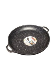 Resim Alkar Granit Döküm Tava 36 Cm Bazlama Gözleme Kavurma Tavası siyah 