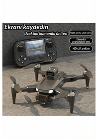 Resim Js26h Drone Hd Kamera Fırçasız Motor Engel Kaçınma Katlanabilir Uzaktan Kumandalı Drone 