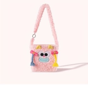 Resim Dashanshop Pembe Araç Çöp Kutusu - Sevimli Karakterli Dayanıklı Polyster Koltuk Arkası Organizer 