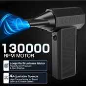 Resim Willowhaven X3s Turbo Jet Fan 130000rpm 4 Vitesli Araç Üfleyici Kar Temizleme Aleti 