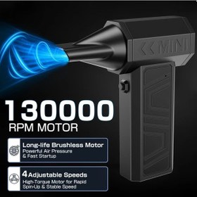 Resim Willowhaven X3s Turbo Jet Fan 130000rpm 4 Vitesli Araç Üfleyici Kar Temizleme Aleti 