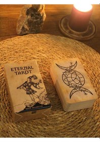 Resim Eternal Tarot Destesi 78 Kart - Arındırma Kesesi - Demet Tütsü 