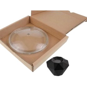 Resim Kulp Ve 30 Cm Pyrex Cam Tencere Kapak 