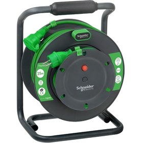 Resim Schneider Thorsman Uzatmalı Kablo Makarası IP44 HO5 VVF 3G1.5 25MT Kablo Topraksız - IMT33154 