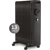 Resim Kumtel 13 Dilim Siyah Radyatör KUM1240S 