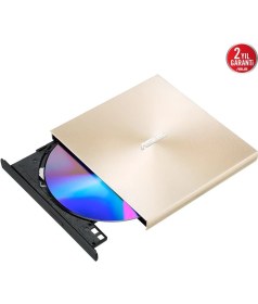Resim Asus Asus ZENDRİVE-U8M SDRW-08U8M-U Harici Ultra Ince DVD Yazıcı M-Disc USB Type-C Altın 