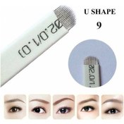 Resim 50 Adet 9 U Kalıcı Makyaj - Microblading İğnesi 