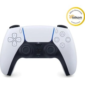 Resim Sony Playstation 5 Dualsense Controller Beyaz (Bilkom Garantili) 