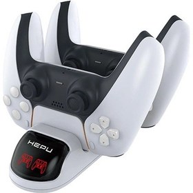 Resim Ps5 Konsol Uyumlu Hızlı Şarj Standı Led Ekran Göstergeli 