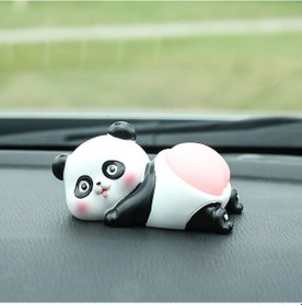 Resim Yaratıcı Figürler Karikatür Panda Domuz Bebek Merkezi Konsol 1 Adet 