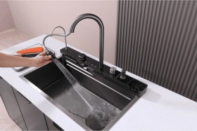 Resim Boheme Vivart Teknolojik Evye Seti Antrasit 