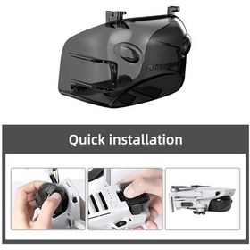 Resim Geekyou Djı Mini 2/mavic Mini İçin Şeffaf Siyah Plastik Gimbal Korumalı Lens Kapak Mm2-q9430 