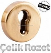 Resim Sarı Yale Çelik Rozet Eski Tip Kapılar İçin 