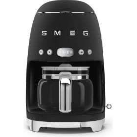 Resim Smeg Mat Siyah Filtre Kahve Makinesi 