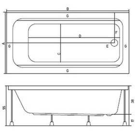 Resim Shower 70X180 Düz Küvet Artmına 