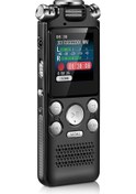 Resim Tenfowee 8gb Hd Ses Kaydedici, Gürültü Önleyici Çift Mikrofonlu Metal Kasa Ses Aktivasyonlu Kayıt Cihazı 