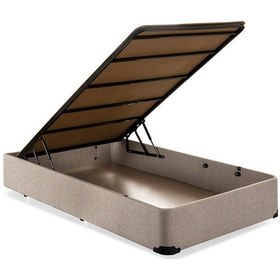 Resim Nironyatak Niron Baza - 120X200 Cm Tek Kişilik Sandıklı Klasik Kumaş Baza 