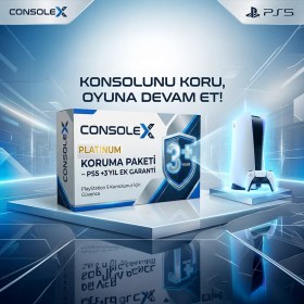 Resim ConsoleX Platinum Koruma Paketi - PS5 +3 Yıl Ek Garanti &amp; Ömür Boyu Bakım Hizmeti 