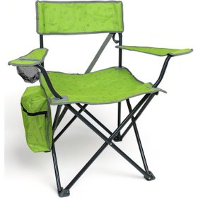 Resim İronika Ironika Termal Cepli Katlanır Plaj Piknik Kamp Sandalyesi 2 Adet Yeşil 